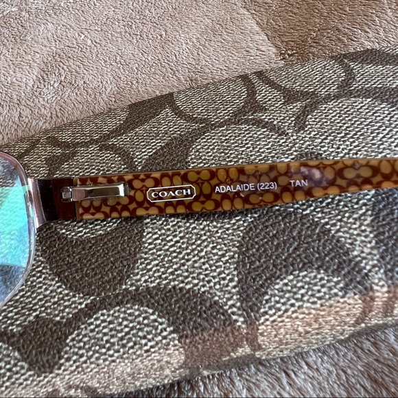 COACH “Adalaide” 223 Tan Eyeglasses Frame  51-18-135 - Picture 14 of 16